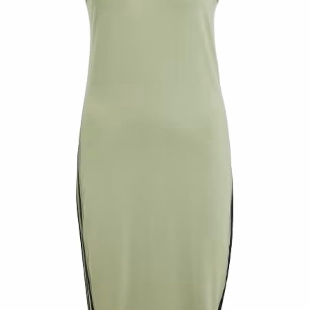 adidas Asymmetrical Dress in Olive Green